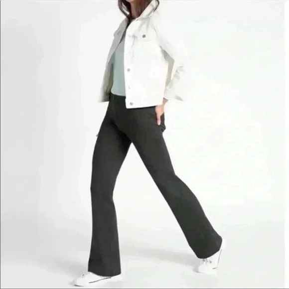 Betabrand Charcoal Bootcut Dress Pant Yoga Pant Sz Large Petite - Picture 2 of 11